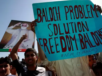 Baloch Activists Protest in Busan, Accuse Pakistan of Human Rights Abuses
