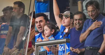 Celebrities Flock to Wankhede for India vs England T20 World Cup Semi-Final