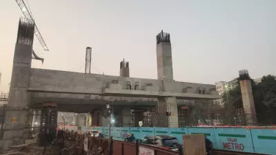 Delhi Metro Unveils First Split-Station Design with 45m Footbridge at Khanpur & Ambedkar Nagar
