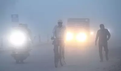 Dense Fog Blankets Uttar Pradesh: Sitapur Engulfed, Ayodhya Witnesses Hazy Conditions