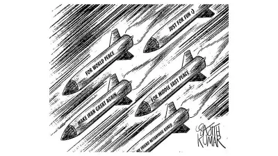 DH Cartoon Advocates for Global Harmony and World Peace