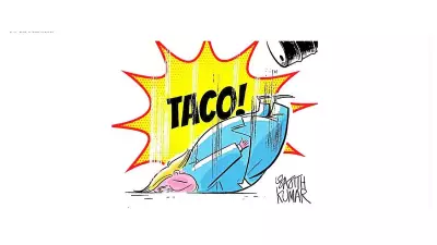DH Cartoon Satirizes Trump's Taco Remarks, Sparking Debate