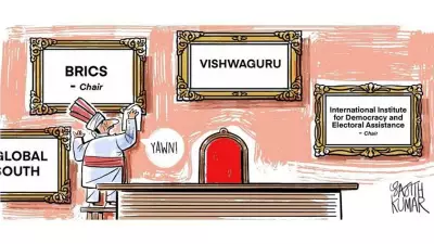 DH Toon Satirizes Empty Chair, Highlighting Political Absence