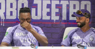 Dwayne Bravo's Mic-Caught Remark at IPL 2026 Press Conference Sparks Social Media Buzz