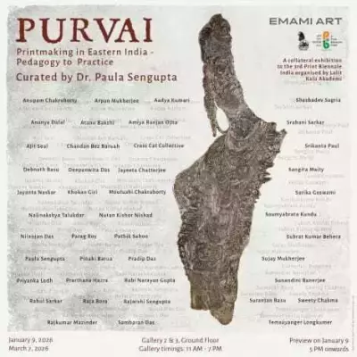 Emami Art's Purvai Exhibition Traces Printmaking Evolution in Eastern India