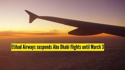 Etihad Suspends Abu Dhabi Flights Amid West Asia Airspace Closures