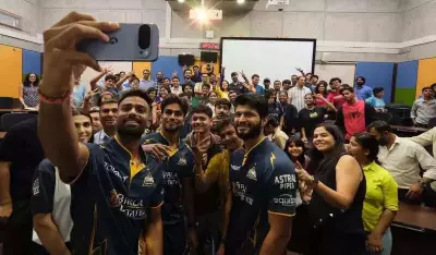 Gujarat Titans Stars Engage IIM Ahmedabad Students in Inspiring Cricket Chat