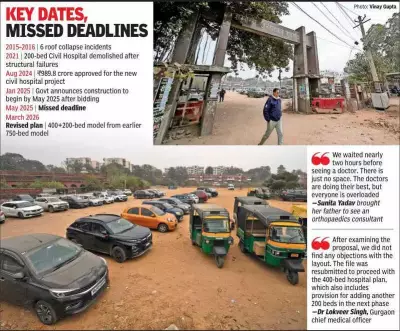 Gurgaon's Healthcare Crisis: Demolished Civil Hospital Leaves Patients in Limbo