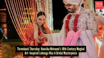 Hansika Motwani's Mughal-Inspired Wedding Lehenga: A Royal Fashion Legacy