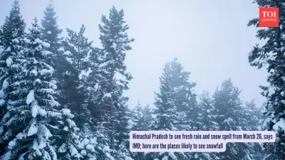 Himachal Pradesh Braces for Fresh Weather Disturbance with Rain, Snow, and Gusty Winds