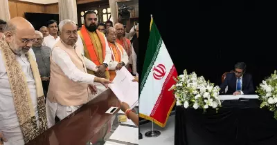 India Expresses Condolences on Khamenei's Death; Nitish Kumar Files RS Nomination