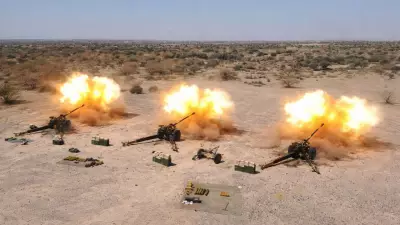 Indian Army Conducts High-Intensity Artillery Exercise in Rajasthan Amid Global Tensions