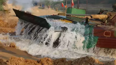 Indian Army's Kharga Corps Conducts Intensive Drills in Desert and Water Terrains