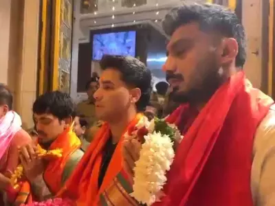 Indian Cricket Team's Spiritual Visit to Siddhivinayak Temple Before T20 WC Semifinal