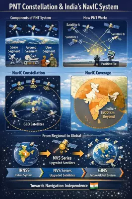 India's NavIC & NVS Satellites: PNT Constellation Explained for Strategic Autonomy
