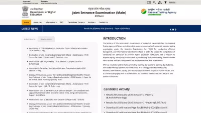 JEE Main 2026 Session 2 City Intimation Slip Released: Download Link, Dates
