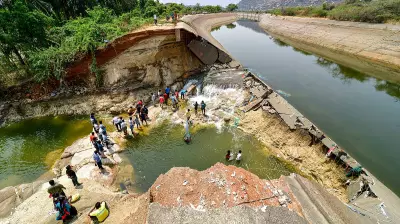 Karnataka Canal Breach Floods Paddy Fields in Koppal and Raichur Districts