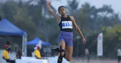 Karnataka's Purushotham and Lakshadweep's Mubassina Triumph at India Open Jump Competition