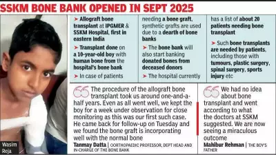 Kolkata Hospital Makes History with First Bone Transplant Using Its Own Bone Bank
