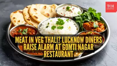Lucknow Restaurant Faces Police Case After Meat Found in Vegetarian Thali