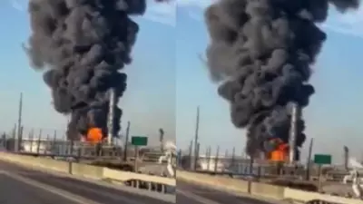 Massive Explosion Rocks Texas Oil Refinery, Sending Plume of Thick Smoke Skyward