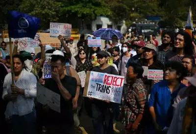 Mumbai's Queer Community Protests Transgender Bill Amendments at Azad Maidan