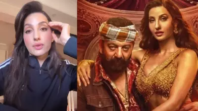 Nora Fatehi Breaks Silence on Sarke Chunar Controversy and Photo with Sanjay Dutt
