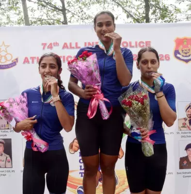 Punjab Police Clinch Men's Relay Gold at 74th All India Athletics Championships