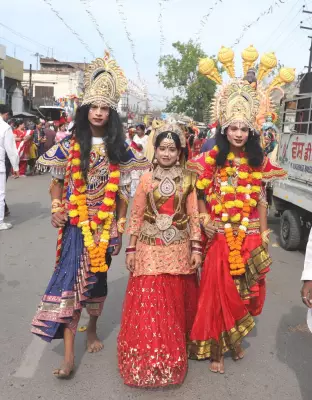 Ram Navami Shobha Yatra in Phagwara Draws Hundreds in Devotional Celebration