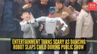 Robot Malfunction at Chinese Event: Humanoid Machine Strikes Child During Dance Routine