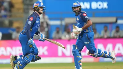 Rohit Sharma and Ryan Rickelton Make History with Record-Breaking Partnership Against KKR