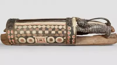 Sacred Ivory Coast Talking Drum Returns Home After Century in France