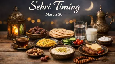 Sehri Timings for March 20, 2026: Key Cities Across India Announced