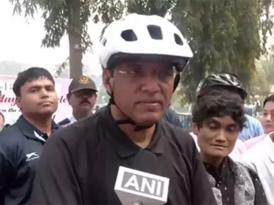 Sports Minister Mandaviya Leads FIT India Pink Cyclothon on Women's Day