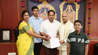 TDP Leader Kodela Sivaram Donates Rs 10 Lakh to TTD's Healthcare Scheme