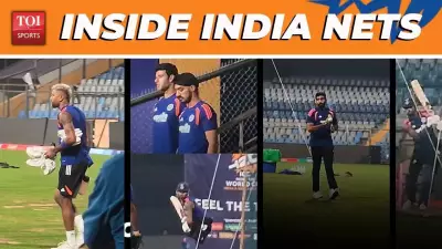 Team India's High-Intensity Training at Wankhede Stadium Ahead of T20 World Cup