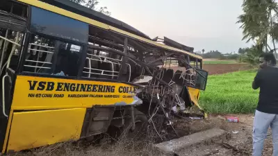Train Collides with College Bus in Karur, Over 15 Students Injured