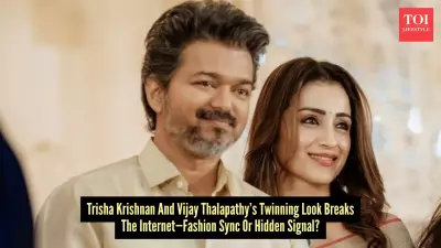 Trisha Krishnan and Vijay Thalapathy Spark Dating Rumors with Coordinated Ethnic Fashion