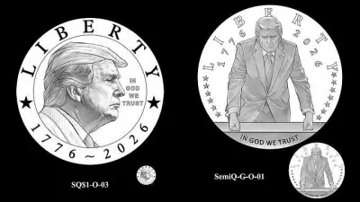 Trump to Grace Gold Coin for US 250th Independence Anniversary