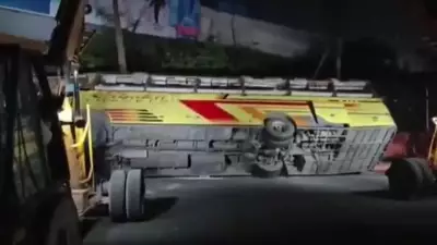 Two Dead, 25 Injured as Double-Decker Bus Overturns in Delhi's Karol Bagh