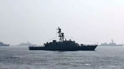 US Navy Releases Video of Iranian Warship Sinking Near Sri Lanka