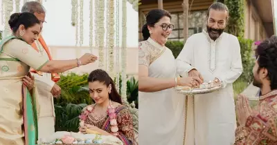 Vijay Deverakonda & Rashmika Mandanna Share Dreamy Pre-Wedding Mehendi Photos