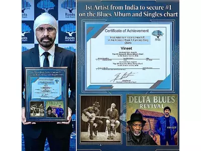 Vineet Singh Hukmani Becomes First Indian Artist to Top Global Blues Charts