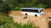 35 Injured in Karnataka as Bus Plunges into Stream Near Chikkamagaluru