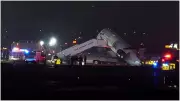 Air Canada Plane Collides with Fire Truck at LaGuardia Airport, Controller Admits 'Messed Up'
