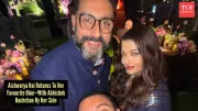 Aishwarya & Abhishek Bachchan Stun in Coordinated Blue Manish Malhotra Outfits