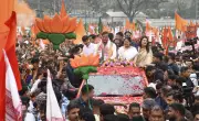Assam CM Himanta Biswa Sarma Files Nomination for Sixth Term Amid Massive Show of Support
