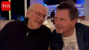 Back To The Future Stars Michael J. Fox and Christopher Lloyd Reunite After Years
