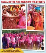 Bhopal Celebrates Holi with Grand Processions and CM's Residence Festivities