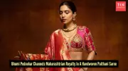 Bhumi Pednekar Revives Paithani Heritage with Stunning Couture Drape